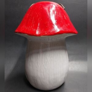 Mushroom tealight candle lantern